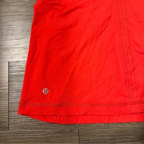 Lululemon Free To Be Tank Red Women's Red Tank Top Size 4 - Picture 8 of 10